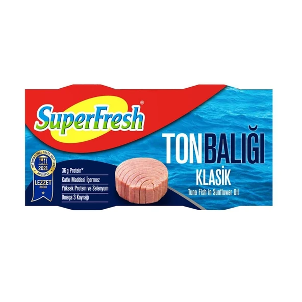 SUPERFRESH  TON BALIGI 2X140GR AYCICEK 8887 ürün görseli 1