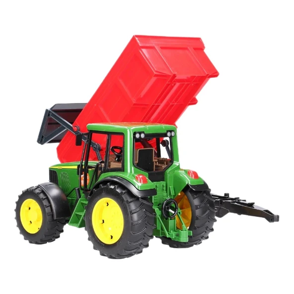 Bruder John Deere 6920 Traktör ve Kırmızı Römork BR02057 - Resim 6
