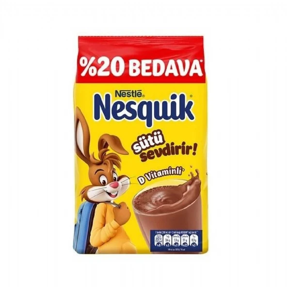 NESTLE NESQUIK 375GR %20 BEDAVA TOZ DISPLAY ürün görseli 1