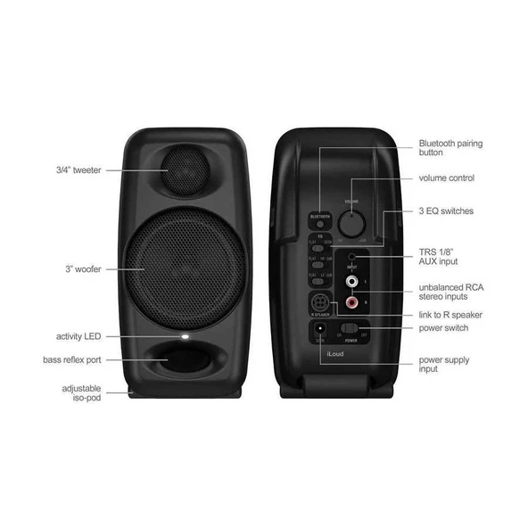 iLoud Micro Monitor - Black (ÇİFT) - Resim 3