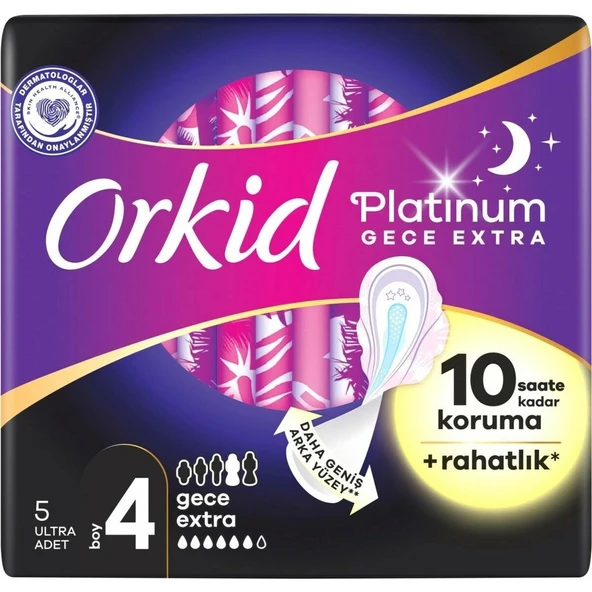 ORKID ULTRA PLATINUM TEKLI EXTRA GECE 5'LI 3760 ürün görseli 1