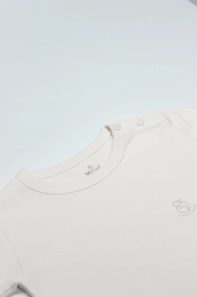 Bistyle Natural Basic Style Uzun Kol Body 17104 Ekru - Resim 2