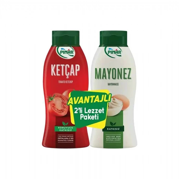 PINAR KETCAP 600GR & MAYONEZ 500GR ürün görseli 1
