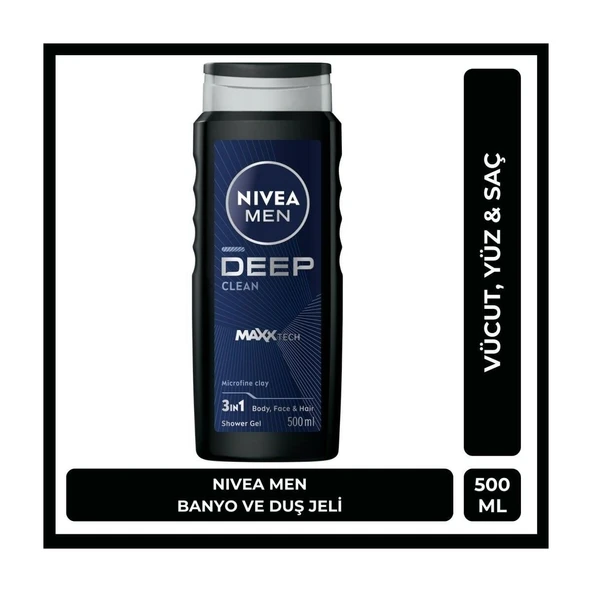NIVEA 500ML DUS JELI DEEP CLEAN 84092 ürün görseli 1