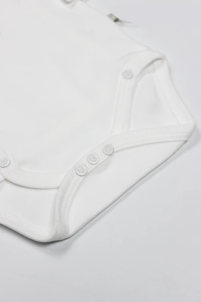 Bistyle Kruvaze  Body Uzun Kol Welcome Baby Duck 17108 Sarı - Resim 3