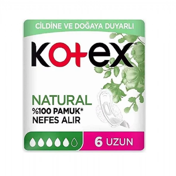 KOTEX ULTRA NAT. 6'LI UZUN 8677 ürün görseli 1