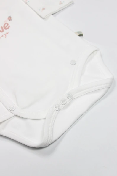 Bistyle Grow İn Lowe Kravuze Body 17106 Pembe Ekru - Resim 3