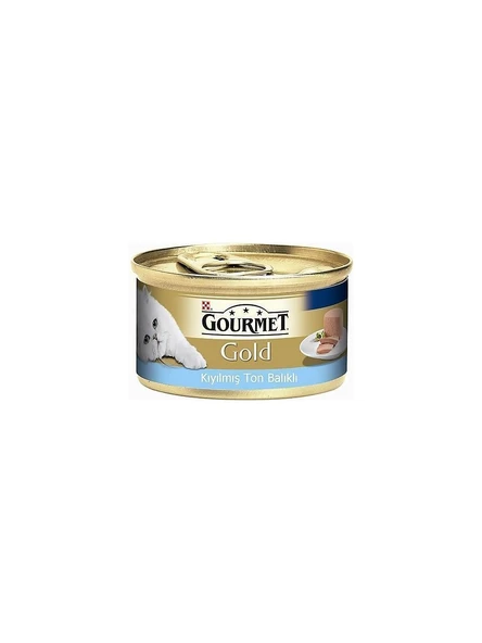 GOURMET GOLD KIYILMIŞ KEDİ KONSERVE TON BALIKLI 85 GRAM X 10 ADET ürün görseli 1