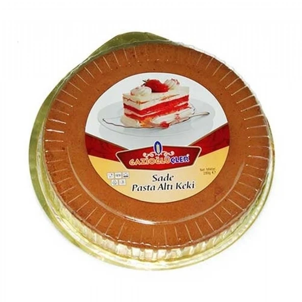 GAZIOGLU PASTA ALTI KEK 280GR SADE ürün görseli 1