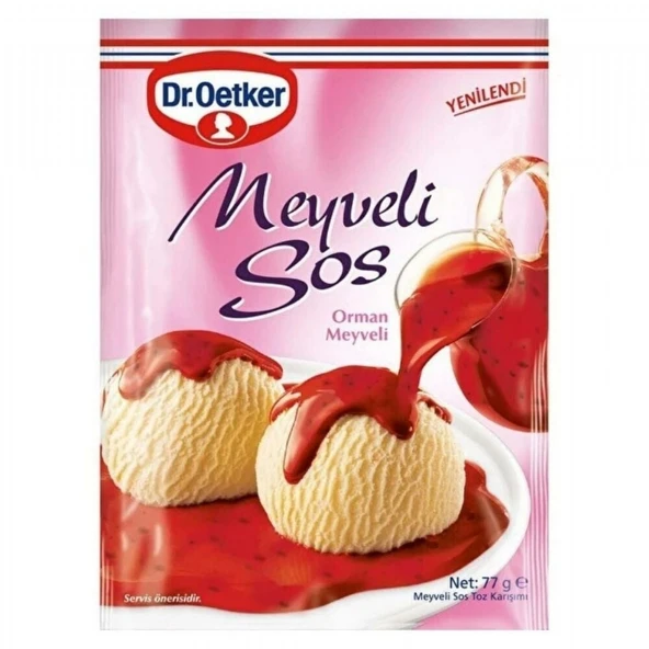 DR.OETKER MEYVELI TATLI SOS 77GR ürün görseli 1