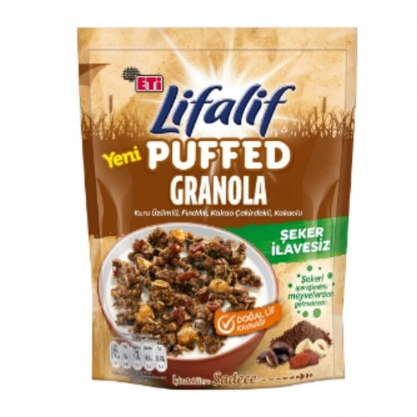 ETI LIFALIF 160GR PUFFED GRONALA KAKAO 9834 ürün görseli 1