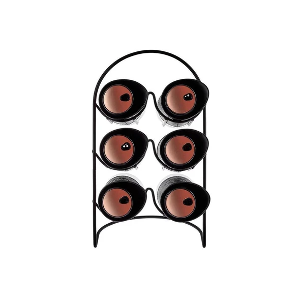 KARACA LATİN DERİ 6LI OVAL BAHARAT TAKIMI - Resim 2