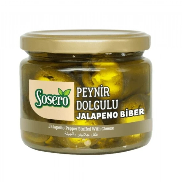 SOSERO 300GR PEYNIR DOLGULU JALAPENO BIBER - Resim 2