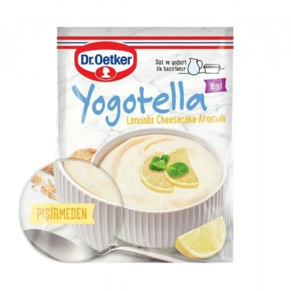 DR.OETKER YOGOTELLA 83GR LIMONLU CHEESECAKE AROMALI ürün görseli 1