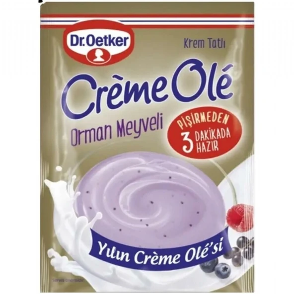 DR.OETKER CREME 89GR OLE ORMAN MEYVE - Resim 2