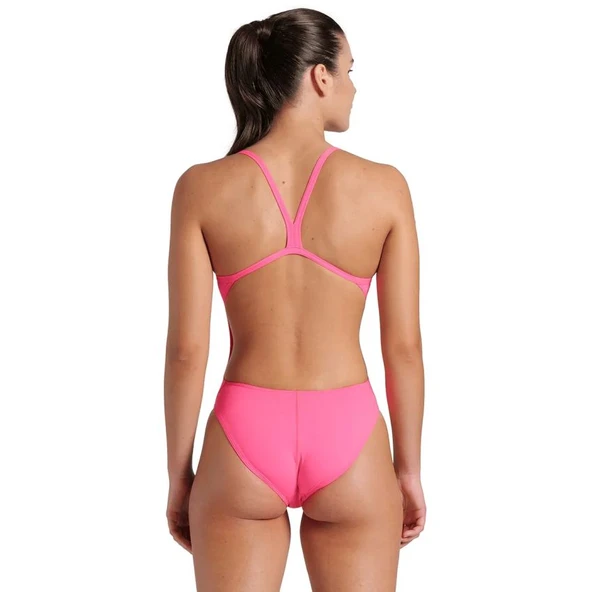 Arena Challenge Solid Kadın Pembe Yüzücü Mayosu 004766908 - Resim 2
