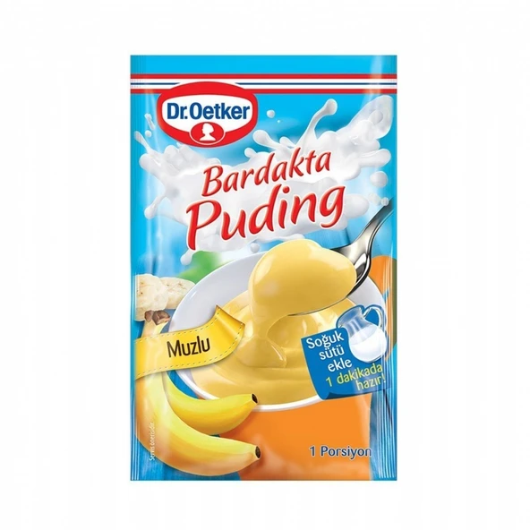 DR.OETKER BARDAKTA PUDING 30GR MUZLU ürün görseli 1