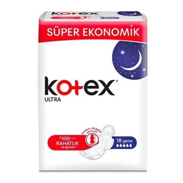 KOTEX  ULTRA GECE 16'LI 58510 - Resim 2