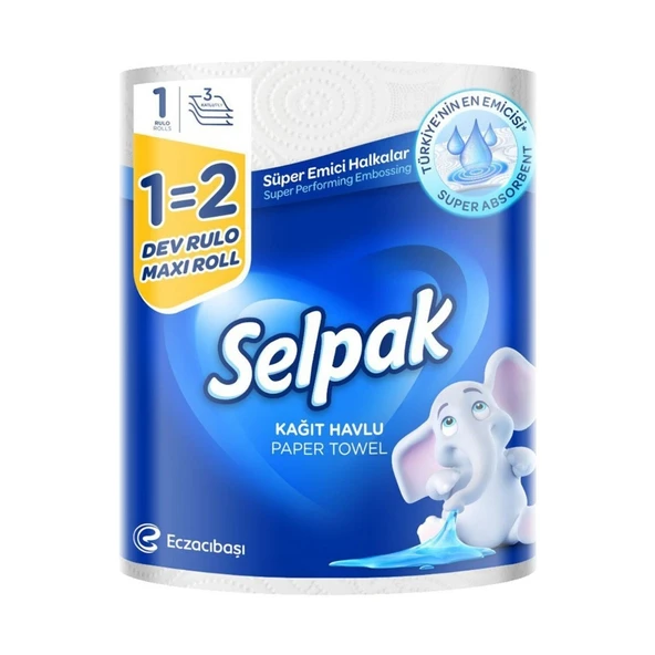 SELPAK HAVLU DEV RULO (1=2) 4675 ürün görseli 1