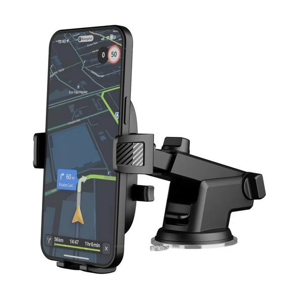 Addison ADS-144 Universal Ayarlanabilir Siyah Araç Telefon Tutucu - Resim 4