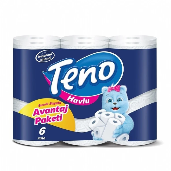 TENO HAVLU 6'LI AVANTAJ ürün görseli 1