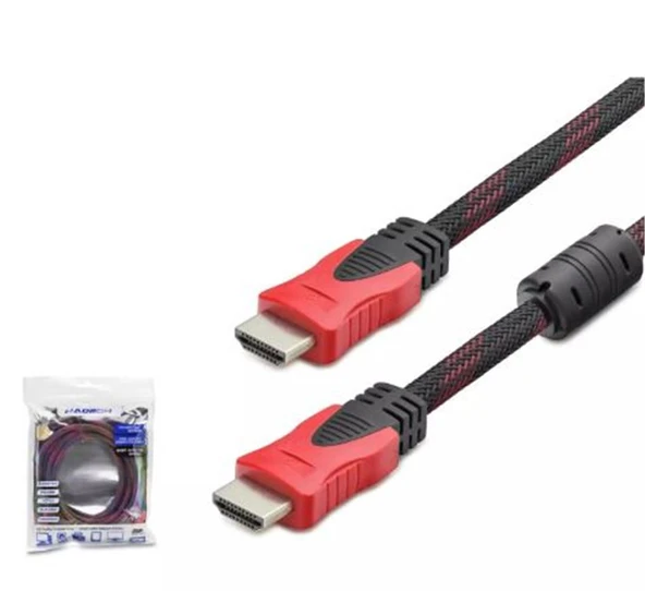 Hadron Hdx2013  3M  Hdmi Kablo Örgülü Siyah ürün görseli 1