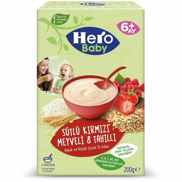 HERO BABY 200GR SUTLU KIRMIZI MEYVELI 5970-05 ürün görseli 1