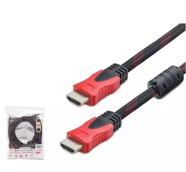 Hadron Hdx2002 5M Hdmi Kablo Örgülü  Siyah ürün görseli 1