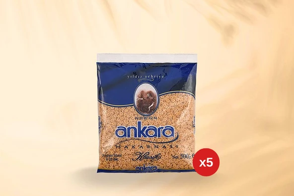 Nuh'un Ankara Yıldız Şehriye 500 Gr x 5 Paket ürün görseli 1