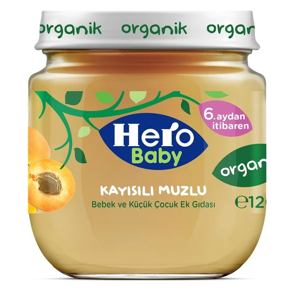 HERO BABY 120GR  ORGANIK KAYISI-MUZ 5982-06 ürün görseli 1