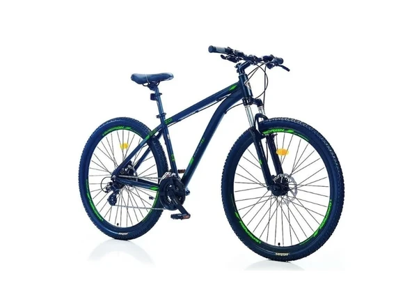 CORELLİ ZOİ 2.1 27.5 JANT MTB HİDROLİK FREN 24 VİTES 18" (BLACK-GREEN) ürün görseli 1