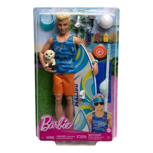 Barbie Ken Sörf Yapıyor Oyun Seti - Resim 7