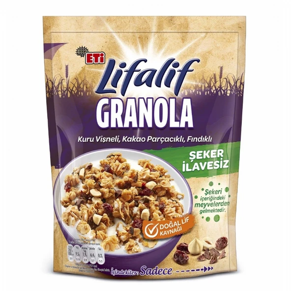 ETI LIFALIF 200GR GRANOLA VISNE KAKAO FINDIK 1846000 ürün görseli 1