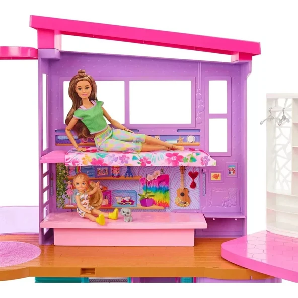 Barbie Tatil Evi Oyun Seti HCD50 - Resim 3