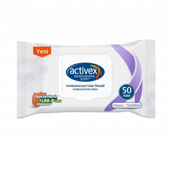ACTIVEX ISLAK HAVLU 50'LI HASSAS ürün görseli 1