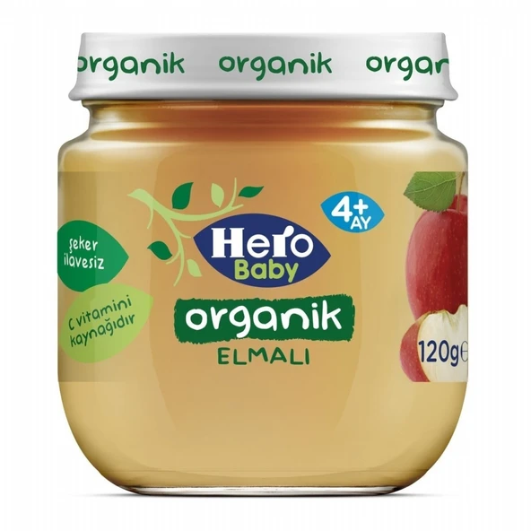 HERO BABY 120GR  ORGANIK ELMALI 5982-08 ürün görseli 1