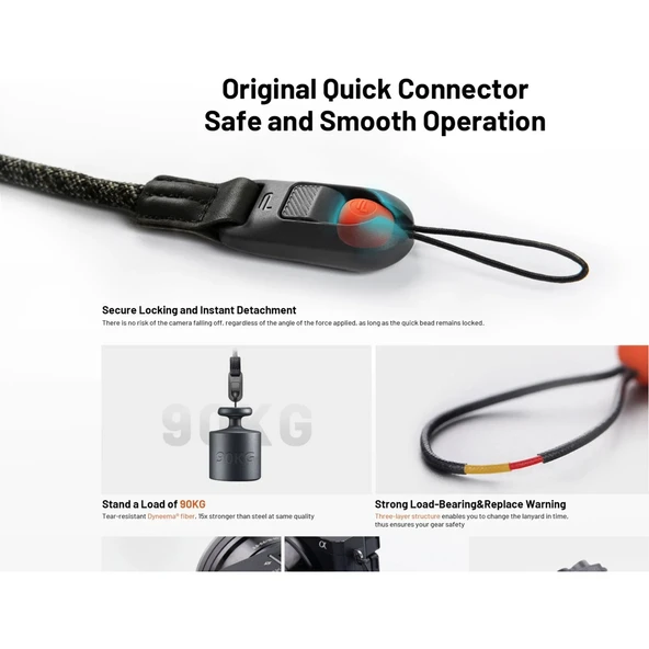 Pgytech Kamera Omuz Askısı Air (Bohemian) Small - Resim 3