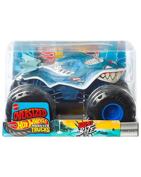 Hot Wheels Monster Trucks Oversized Great Bite Metal Araç JCC89 ürün görseli 1