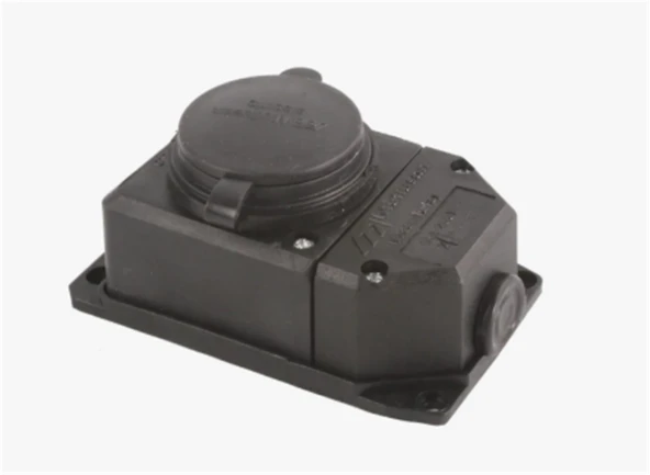 Mutlusan MUT-29-6 1X16 A. MONO.Topraklı Duvar Prizi  (010 083 500296) ürün görseli 1