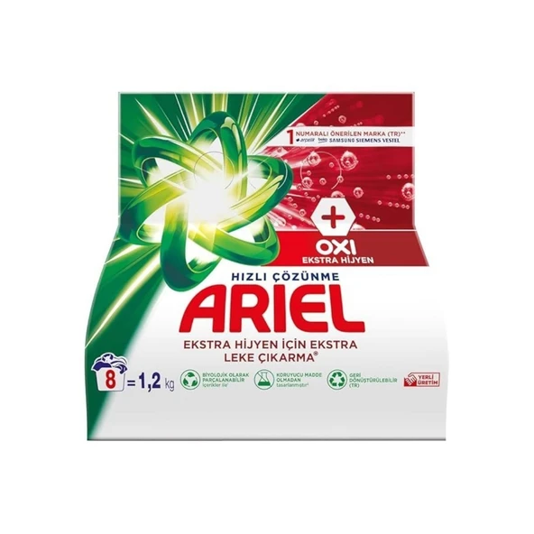 ARIEL 1,2KG OXI GUCU ETKILI 7604 ürün görseli 1