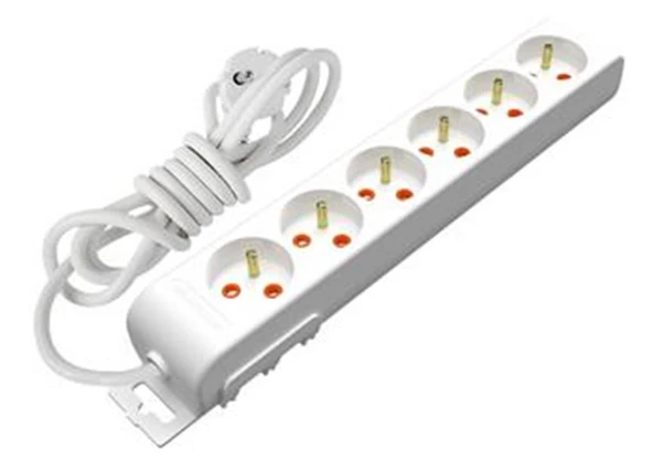 Mutlusan Rı-Tech 6lı 2mt Anahtarlı Ups 001 175 640002 02 00 Grup Priz ürün görseli 1