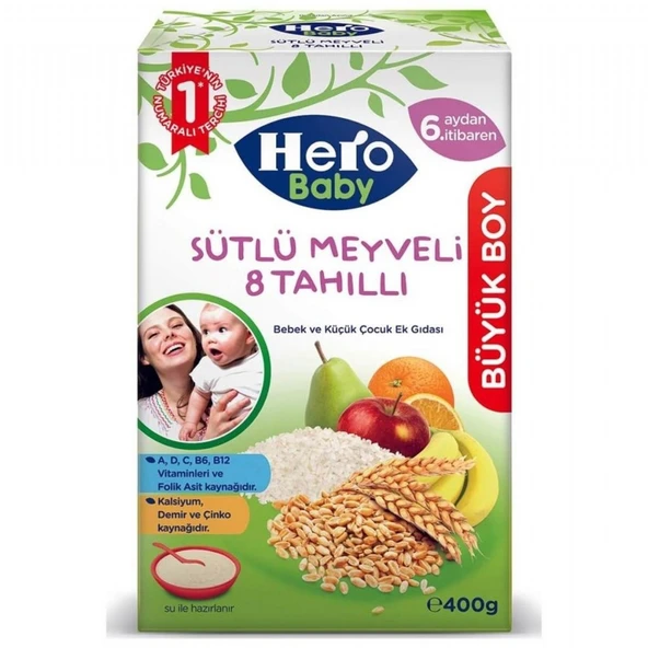 HERO BABY 400GR SUTLU TAHILLI MEYVELI 5992-04 ürün görseli 1