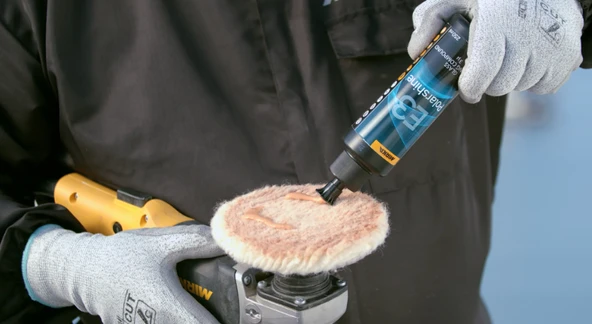 CAM KEÇESİ POLİSAJ PEDİ PASTA CİLA MIRKA BEYAZ 125 MM 2 ADET - Resim 2