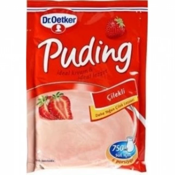 DR.OETKER PUDING 120GR CILEKLI - Resim 2