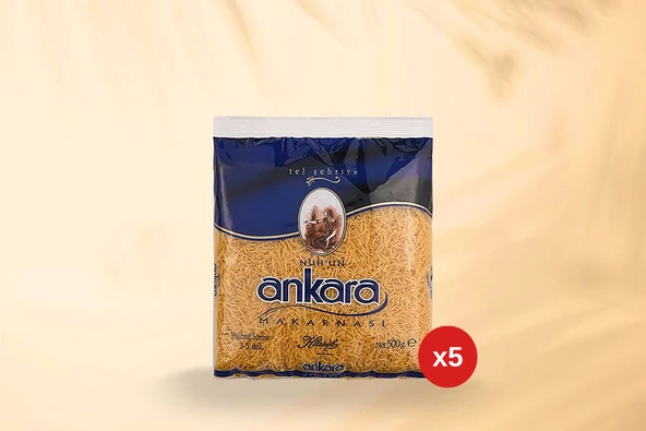 Nuh'un Ankara Tel Şehriye 500 Gr x 5 Paket ürün görseli 1