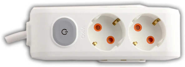 Viko Multi-Let 2li 1mt Anahtarlı Kablolu (90117201) ürün görseli 1