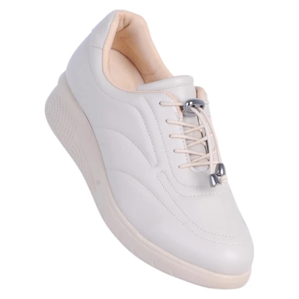 Elmisa 059 Krem Kadın Casual Ayakkabı ürün görseli 1