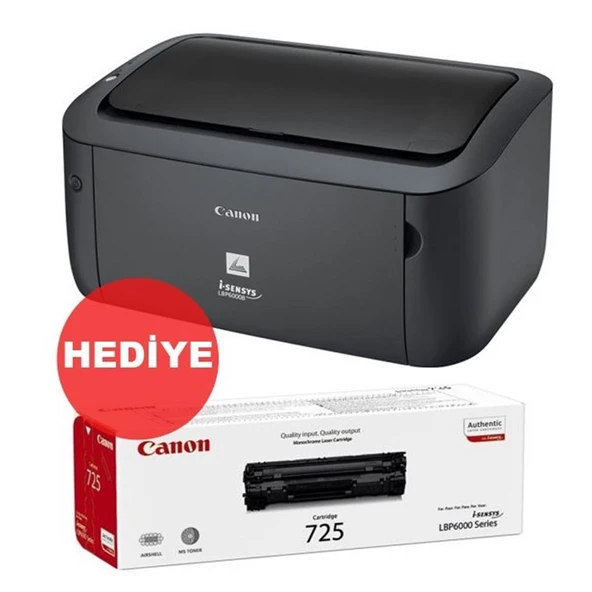Canon LBP6030BK Toner Hediyeli Mono Lazer Yazıcı ürün görseli 1