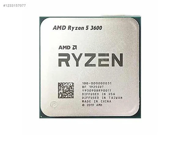 Amd Ryzen 5 3600 MPK 3.60Ghz 32Mb Am4 (65W) Kutulusuz Tray İşlemci ürün görseli 1