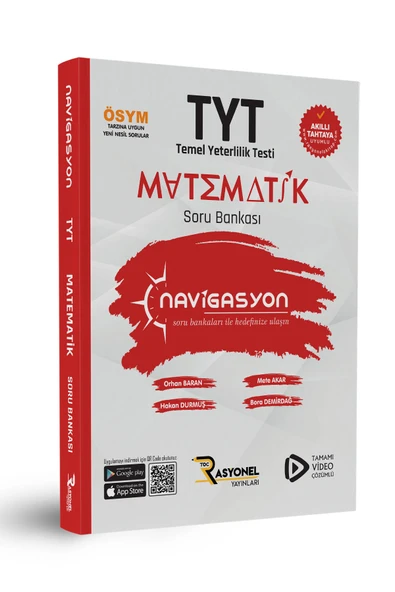 NAVİGASYON TYT MATEMATİK SORU BANKASI VİDEO ÇÖZÜMLÜ ürün görseli 1